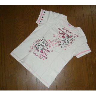 メゾピアノ(mezzo piano)のmezzopianoメゾピアノ★L160Tシャツ★白＃0142(Tシャツ/カットソー)