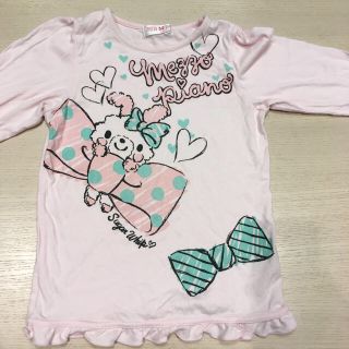 メゾピアノ(mezzo piano)の休校中SALE！　女子　120 メゾピアノ 長袖Ｔシャツ(Tシャツ/カットソー)