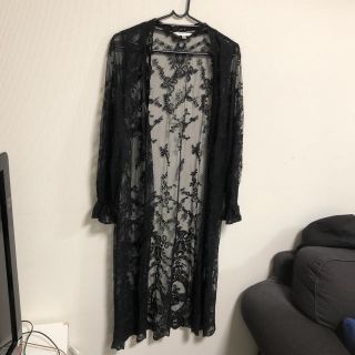 マウジー(moussy)の【週末限定値下げ】レースロングカーディガン＊moussy(カーディガン)