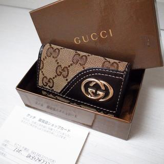 グッチ(Gucci)の正規品♡美品♡グッチ　キーケース　GGキャンバス　バッグ　財布　小物(キーケース)