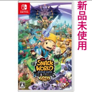 ニンテンドースイッチ(Nintendo Switch)の新品未使用 スナックワールド トレジャーズ ゴールド ニンテンドー スイッチ(家庭用ゲーム機本体)