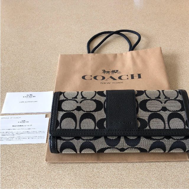 最終特価7700円❗️COACH シグネチャー 長財布 美品‼️COACH