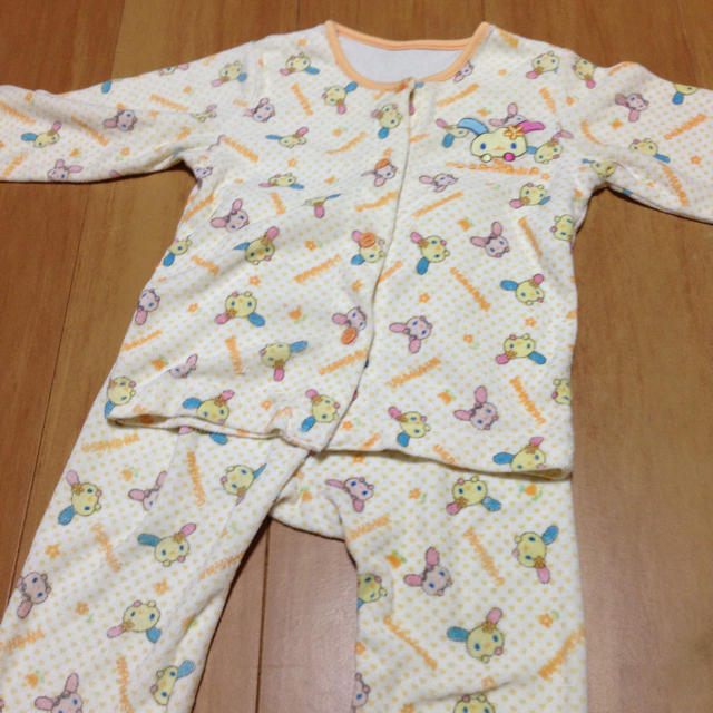 うさはな☆パジャマ90 キッズ/ベビー/マタニティのキッズ服女の子用(90cm~)(その他)の商品写真