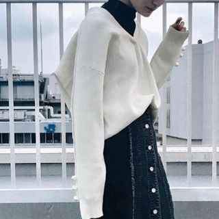 マウジー(moussy)のニット(カットソー(長袖/七分))