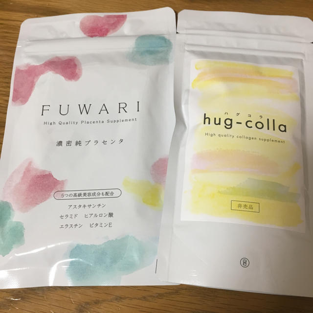 ハグコラ FUWARI 食品/飲料/酒の健康食品(コラーゲン)の商品写真