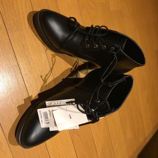 ユニクロ(UNIQLO)のUNIQLO ショートブーツ BLACK 24.5(ブーツ)