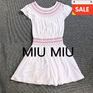 ミュウミュウ(miumiu)の送料込み❗️❗️ 商品名 : MIU MIU ワンピース(ミニワンピース)