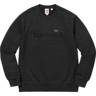 シュプリーム(Supreme)のS Supreme LACOSTE クルーネック  Crewneck ラコステ(スウェット)