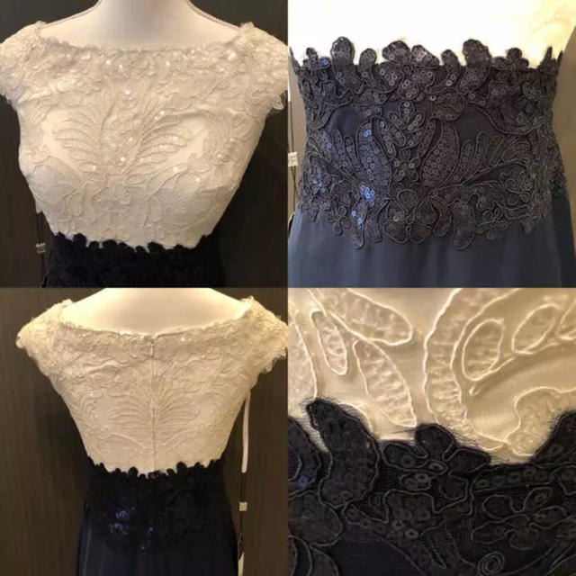 新品 Tadashi Shoji タダシショージ バイカラー ロングドレス 新品 Tadashi Shoji タダシショージ バイカラー ロングドレス