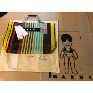 Marni - 折り畳まず発送 MARNI マルシェバッグ の通販 by m,s shop