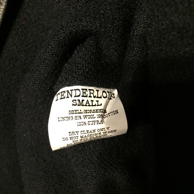 TENDERLOIN ショールカラーレザージャケットの通販 by M&M's shop｜テンダーロインならラクマ - テンダーロイン 低価格安