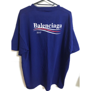 バレンシアガ(Balenciaga)のLサイズ バレンシアガ 100周年ロゴ Tシャツ  (Tシャツ/カットソー(半袖/袖なし))
