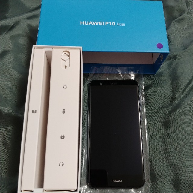 SIMフリー P10lite 黒 新品-