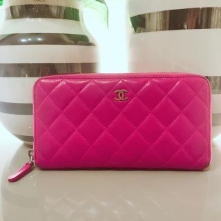 シャネル(CHANEL)のCHANEL　マトラッセ ピンク (財布)