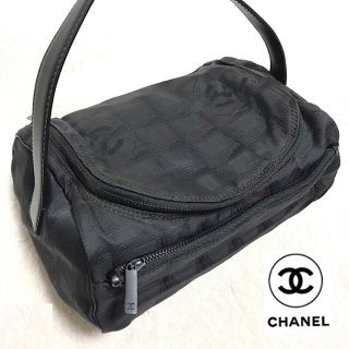 シャネル(CHANEL)の【正規品】CHANEL/ニュートラベル/バニティ/ブラック/化粧ポーチ/黒(ポーチ)