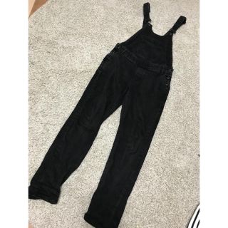 ザラ(ZARA)のザラ ♡ サロペット 黒 XS(サロペット/オーバーオール)