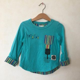 ブランシェス(Branshes)のお値下げ☆ブランシェス水色七分袖Tシャツ(Tシャツ/カットソー)