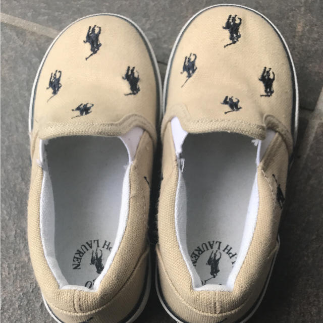 POLO RALPH LAUREN(ポロラルフローレン)の【値下げ.美品！】ラルフローレン スリッポン(サイズ15cm) キッズ/ベビー/マタニティのベビー靴/シューズ(~14cm)(スリッポン)の商品写真