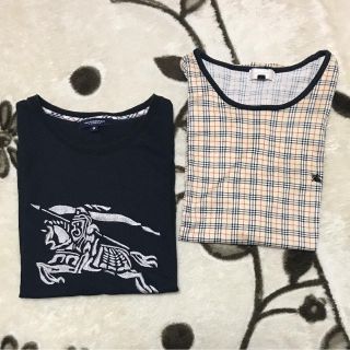 BURBERRY - 【送料無料】美品 Burberry Tシャツ2枚まとめの通販｜ラクマ