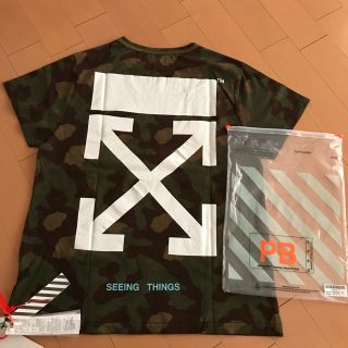 オフホワイト(OFF-WHITE)のoff-white CAMOUFLAGE TEE 17ss(Tシャツ/カットソー(半袖/袖なし))