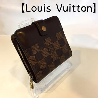 ルイヴィトン(LOUIS VUITTON)の184 ヴィトン ダミエ コンパクトジップ 折財布(財布)