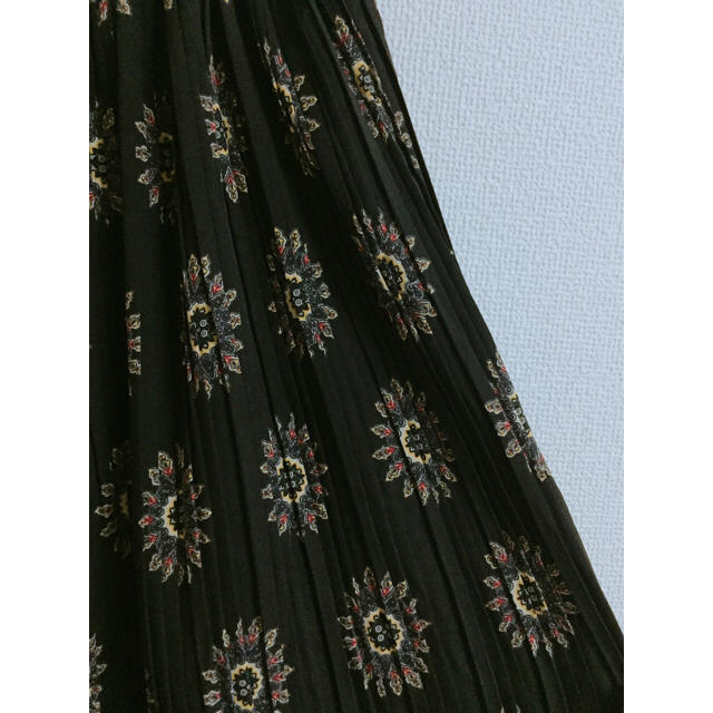 Santa Monica(サンタモニカ)のused 美品 個性派 シフォンプリーツスカート  レディースのスカート(ひざ丈スカート)の商品写真