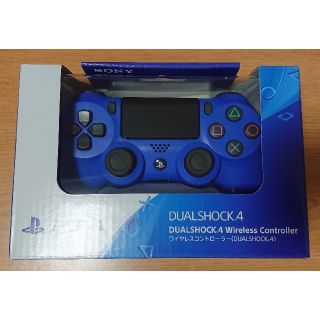 プレイステーション4(PlayStation4)の新品 PS4 コントローラー DUALSHOCK 4 ブルー(家庭用ゲーム機本体)