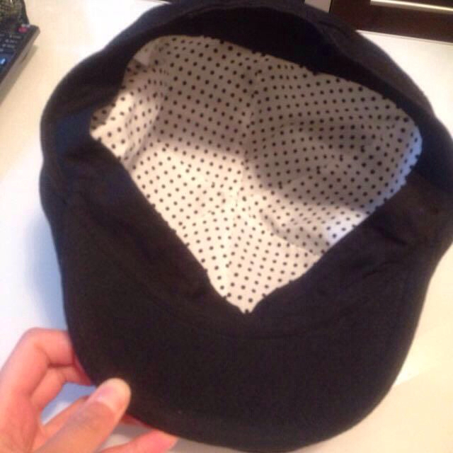 ブラック ハンチング レディースの帽子(ハンチング/ベレー帽)の商品写真