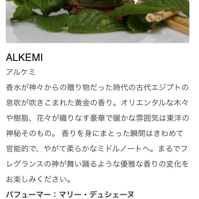 【ari.u様】LABORATORIO OLFATTIVO Alkemi コスメ/美容の香水(ユニセックス)の商品写真