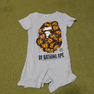 アベイシングエイプ(A BATHING APE)のBAPE 半袖　ロンパース　70(ロンパース)