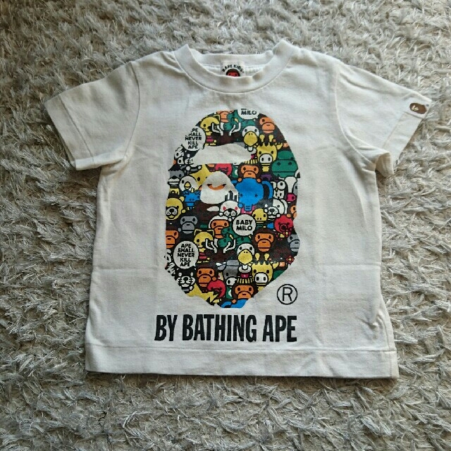 A BATHING APE(アベイシングエイプ)のA BATHING APE☆BAPE KIDS Tシャツ 90 キッズ/ベビー/マタニティのキッズ服男の子用(90cm~)(Tシャツ/カットソー)の商品写真