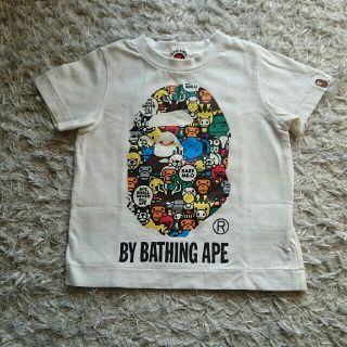 アベイシングエイプ(A BATHING APE)のA BATHING APE☆BAPE KIDS Tシャツ 90(Tシャツ/カットソー)