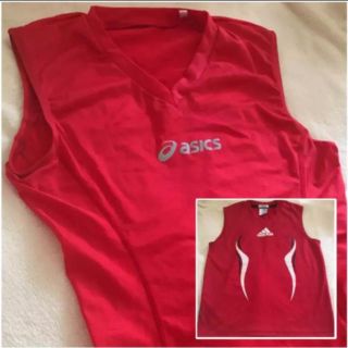 アシックス(asics)の【2枚セット】アシックスランニングシャツとアディダスノースリーブシャツセット(Tシャツ/カットソー)