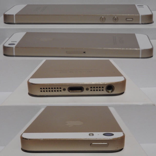 Apple(アップル)のiPhone5S 32G ゴールド docomo (ジャンク扱い) スマホ/家電/カメラのスマートフォン/携帯電話(スマートフォン本体)の商品写真