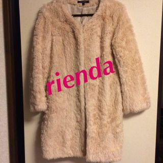 リエンダ(rienda)のrienda♡ファーミディコート(ノーカラージャケット)