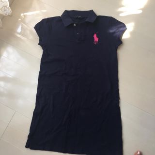 ラルフローレン(Ralph Lauren)のラルフビッグポロワンピ160(ミニワンピース)