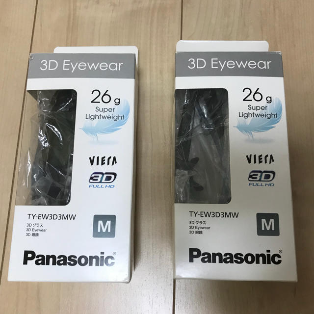 Panasonic(パナソニック)のパナソニック 3Dグラス TY-EW3D3MW スマホ/家電/カメラのテレビ/映像機器(その他)の商品写真