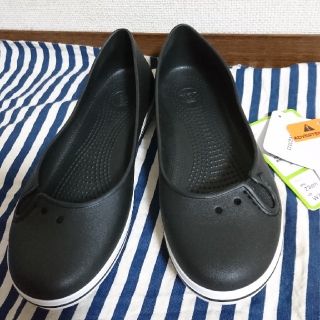 クロックス(crocs)のクロックス スリッポン 黒 フラット(スリッポン/モカシン)