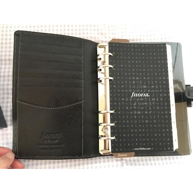 Filofax(ファイロファックス)のファイロファックス システム手帳 バイブルサイズ 黒 メンズのファッション小物(手帳)の商品写真