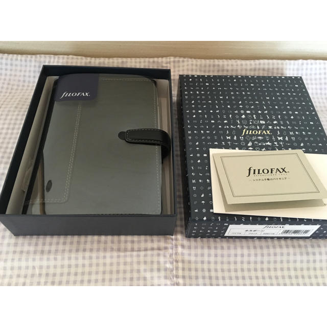 Filofax(ファイロファックス)のファイロファックス システム手帳 バイブルサイズ 黒 メンズのファッション小物(手帳)の商品写真