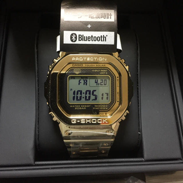 限定値下げ！G-SHOCK 35周年GMWB5000TFG-9JR  ゴールド