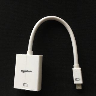 Amazonベーシック 変換アダプター ミニディスプレイ-HDMI 中古(PCパーツ)