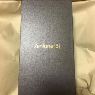 エイスース(ASUS)のasus zenfone3 ze520kl ブラック 新品 未開封 国内版(スマートフォン本体)