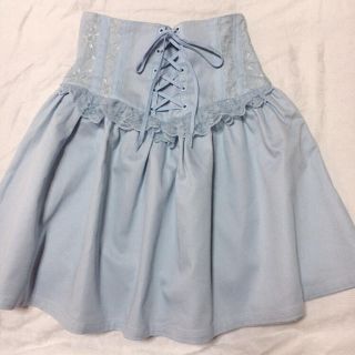 ケイティー(Katie)の Katie CORSETTI basque skirt(ひざ丈スカート)