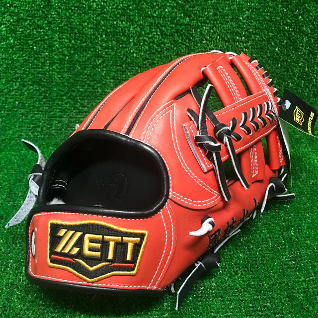 ZETT - 超高級品!ゼット 軟式用グローブ 内野手用 スペシャルオーダー