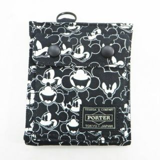 ポーター(PORTER)のレア 新品同様 PORTER ポーター 財布 ミッキー MICKEY(折り財布)