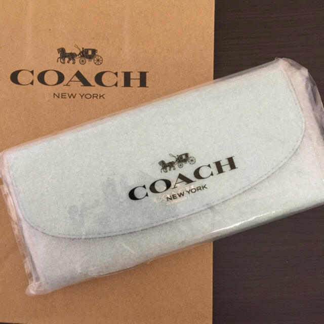 COACH(コーチ)のCOACH コーチ 長財布 ブルー アクア AQUA レディースのファッション小物(財布)の商品写真