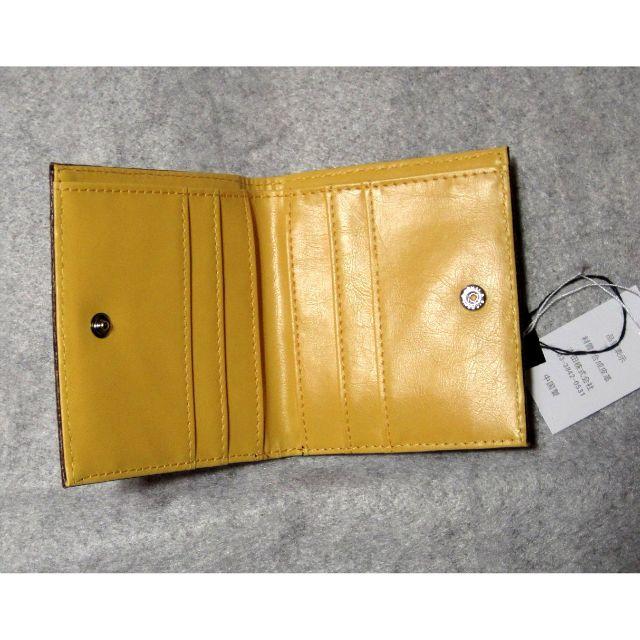 新品　ランボルギーニ　二つ折り財布　ブラウン×イエロー メンズのファッション小物(折り財布)の商品写真