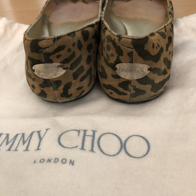 JIMMY CHOO(ジミーチュウ)のわんこ様専用❗️ジミーチュウ フラットシューズ 38 レディースの靴/シューズ(バレエシューズ)の商品写真