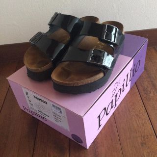 ビルケンシュトック(BIRKENSTOCK)の★ビルケンシュトックのサンダル★アリゾナ厚底37/24(サンダル)